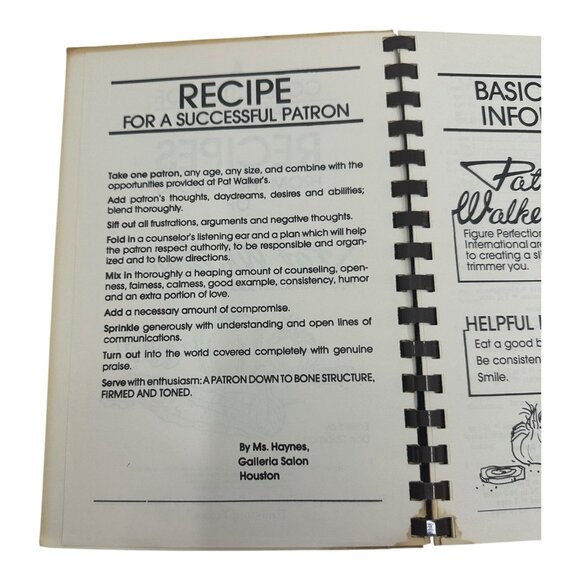 Pat Walkers Favorite Recipes Spiral-Bound Cookbook 1982? Vintage VTG. Extras - Picture 9 of 14